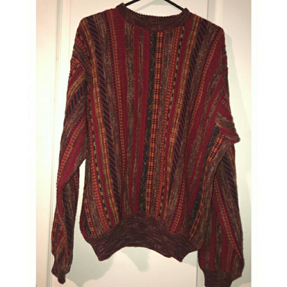 Oversized Vintage Red Sweater